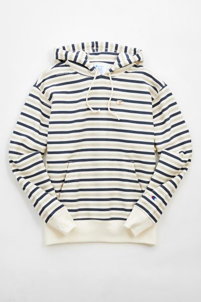 Striped sales champion hoodie