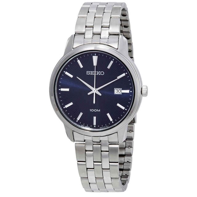 Seiko Neo Classic Blue Dial Men's Watch SUR259P1 | Urban Outfitters