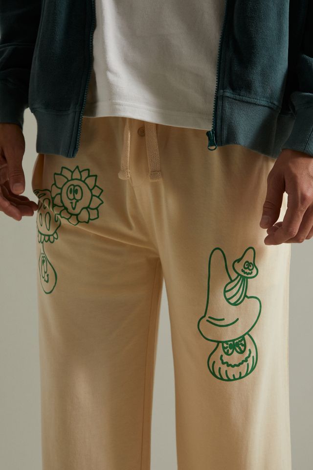 Mushroom Print Lounge Pant #3