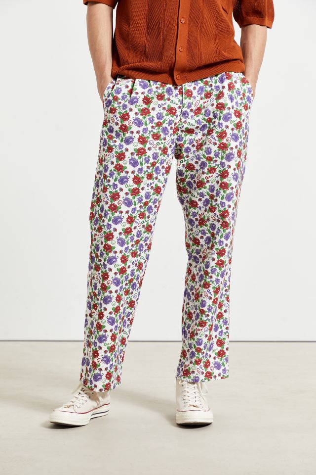Pantalon imprimé floral Lazy Oaf #1