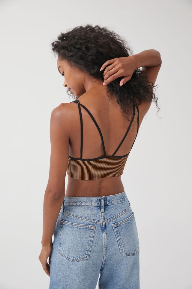 Out From Under Engineered Seamless Ribbed Plunge Bra Top #2