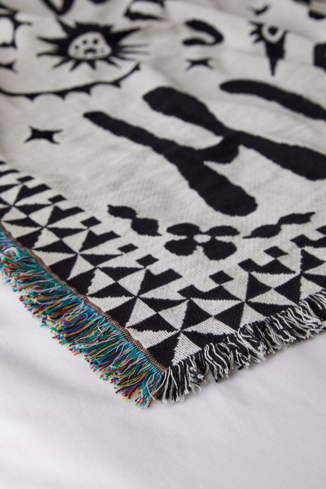 Truth Is Cosmic Woven Throw Blanket #2