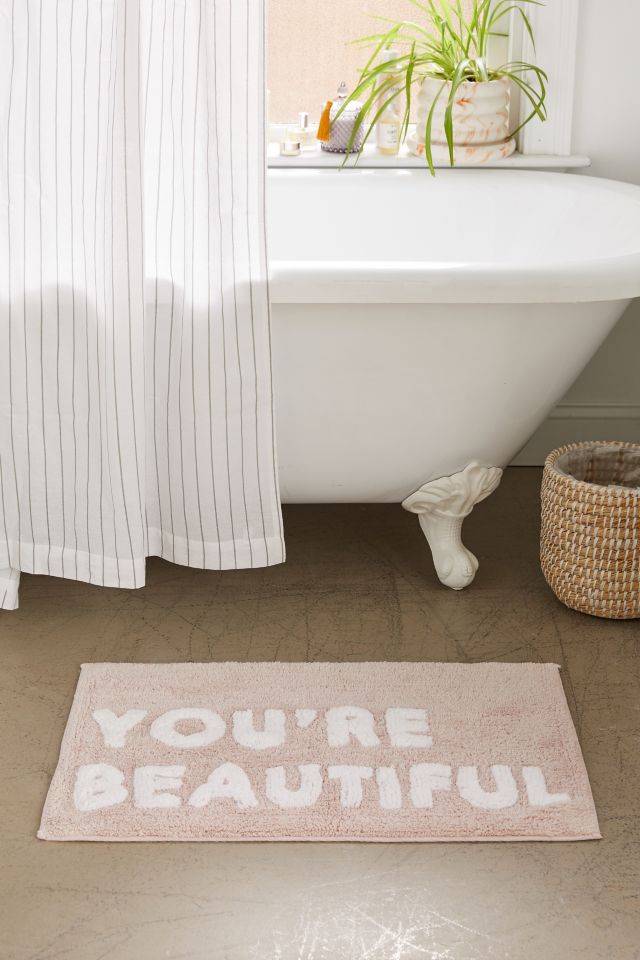 You’re Beautiful Bath Mat #1