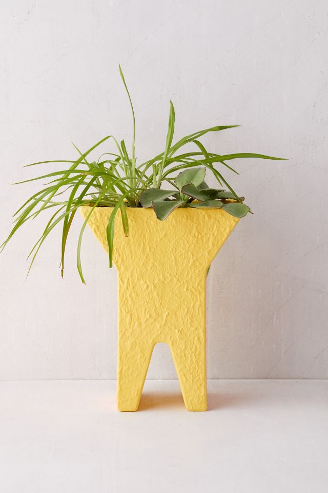 Hairpin Base Clay Box Planter #1