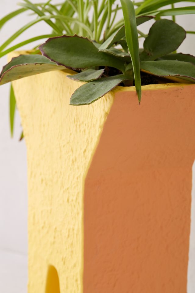 Hairpin Base Clay Box Planter #3