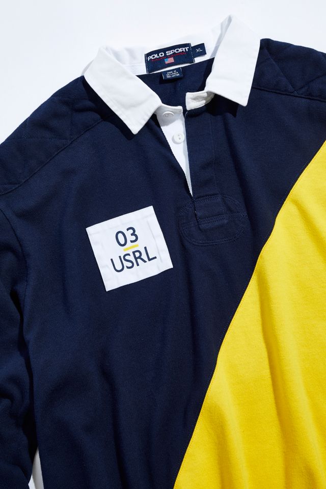 2nd Base Vintage Polo Ralph Lauren Colorblock Rugby Shirt | Urban ...
