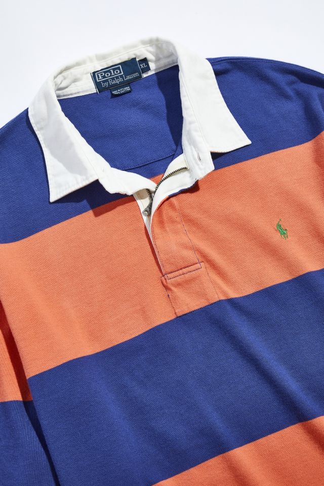 Orange and blue shop ralph lauren shirt