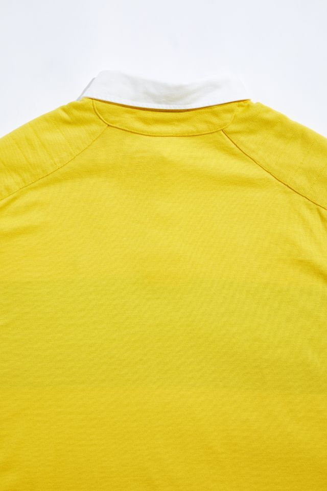 2nd Base Vintage Polo Ralph Lauren Yellow Rugby Shirt #3