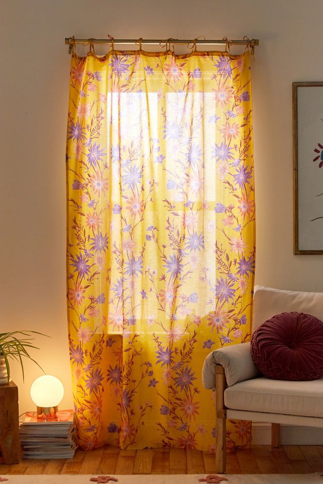 Goldie Floral Window Panel #1