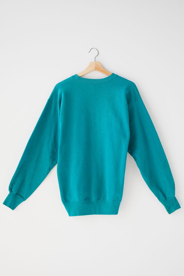 Vintage Champion Teal Crew Neck Sweatshirt   #2