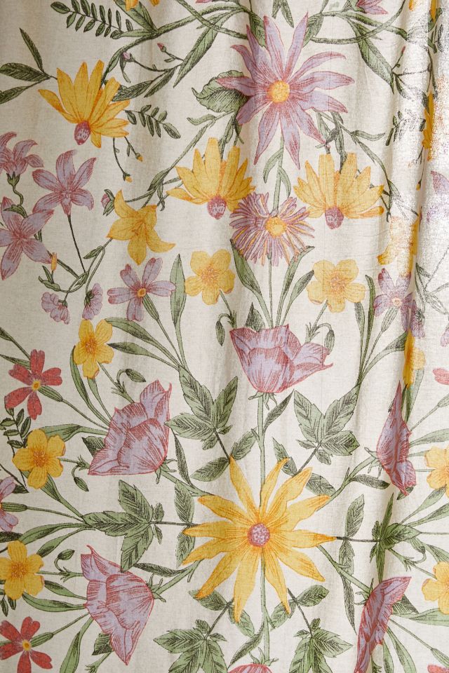 Goldie Floral Shower Curtain #1
