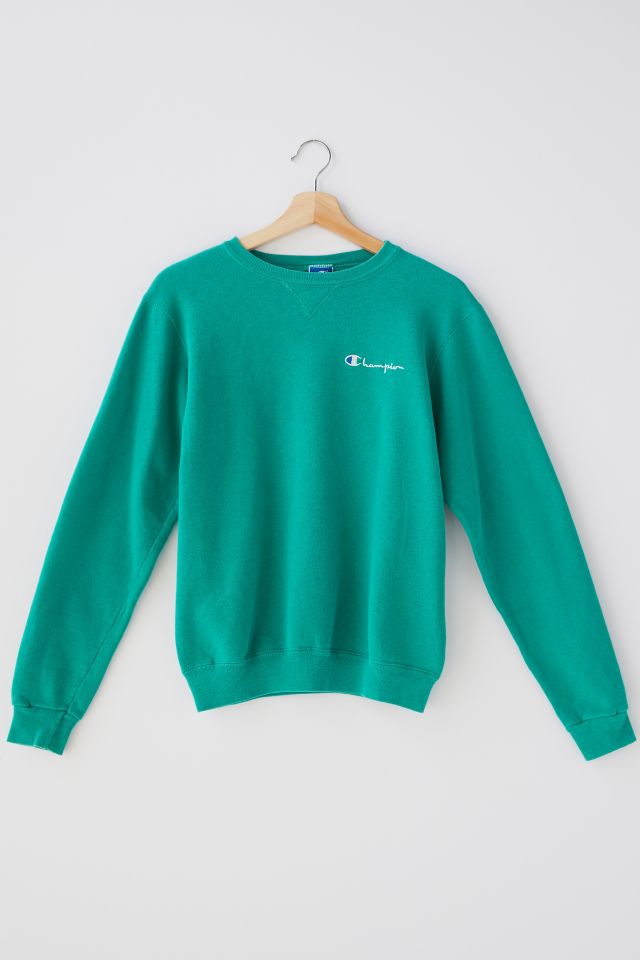 Light green champion store crewneck