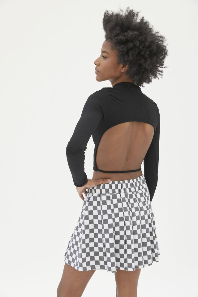 NEW girl ORDER Checkered Pleated Mini Skirt #2