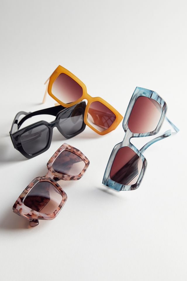 Drew Chunky Square Sunglasses #2