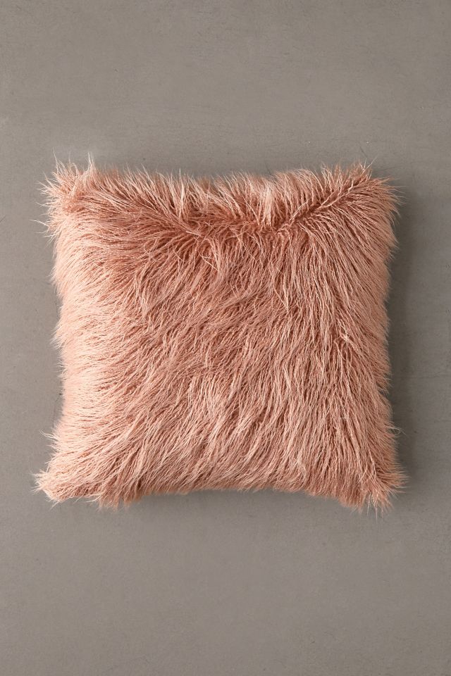 Mila Faux Fur Floor Pillow #1
