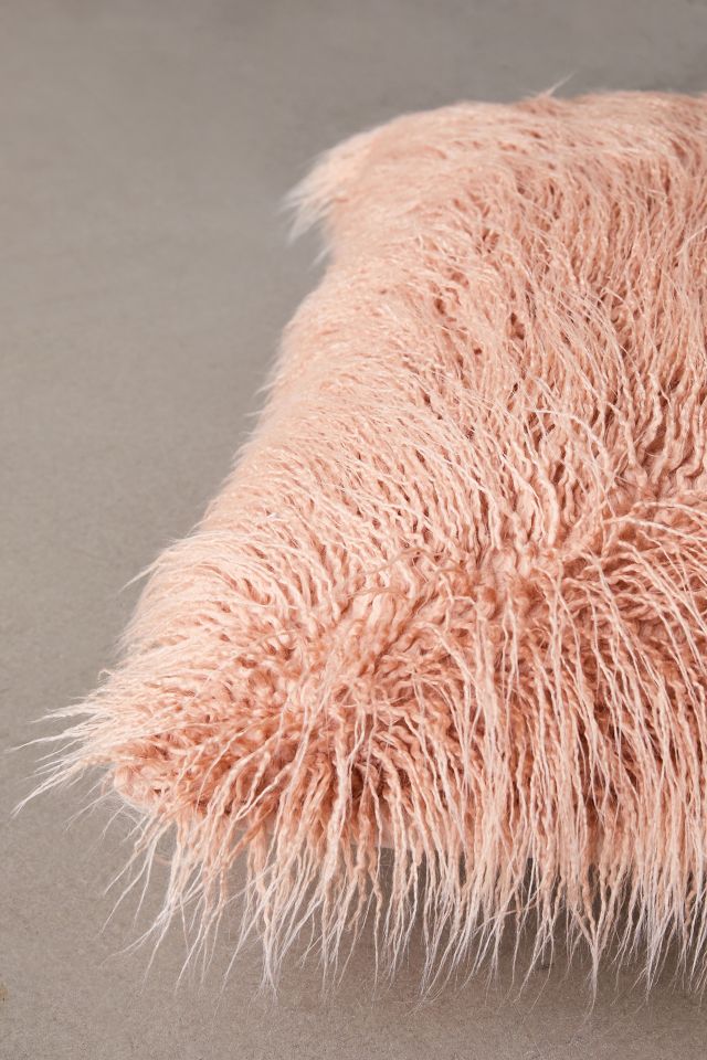 Mila Faux Fur Floor Pillow #2