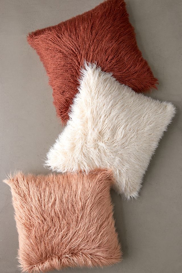 Mila Faux Fur Floor Pillow #3