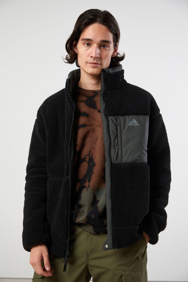 desagüe filtrar Hubert Hudson adidas Sherpa Reversible Jacket | Urban Outfitters