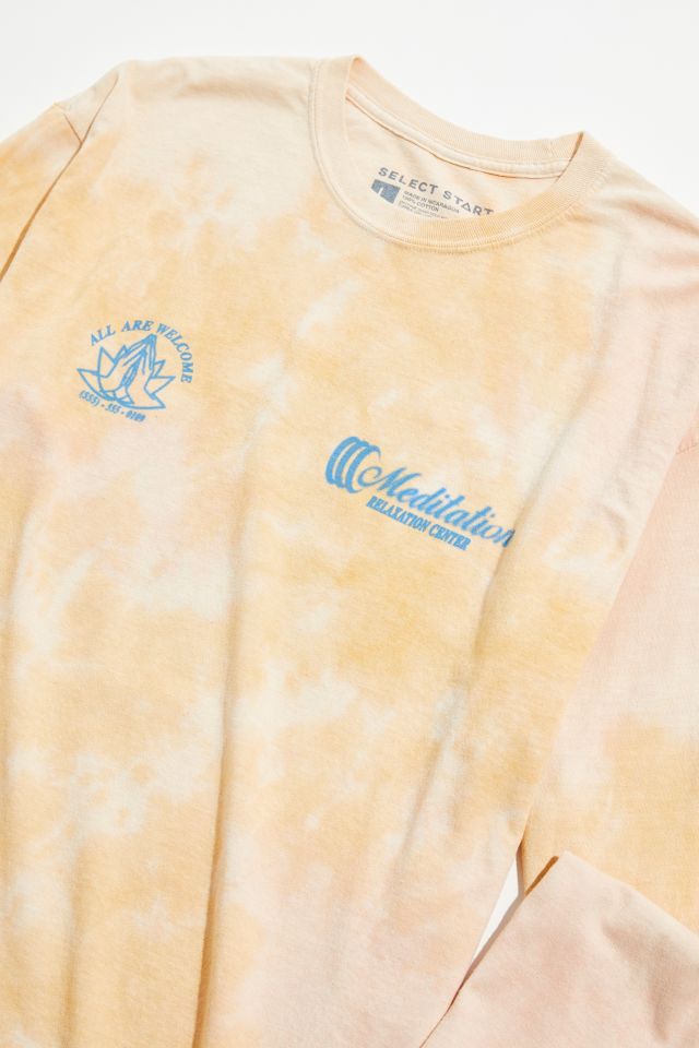Meditation Center Tie-Dye Long Sleeve Tee #2