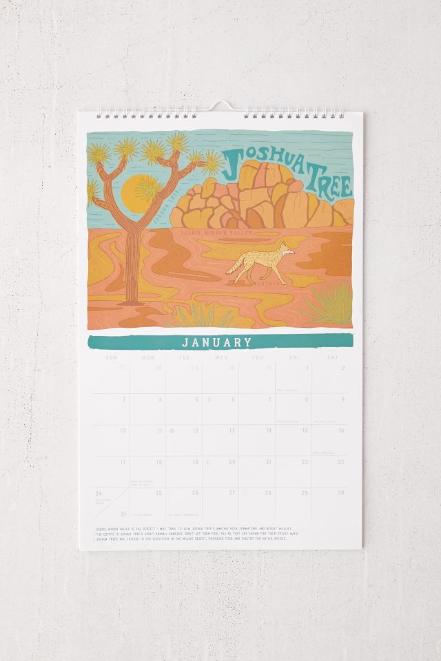 Parks Project 2021 Roaming Wild 12Month Wall Calendar Urban