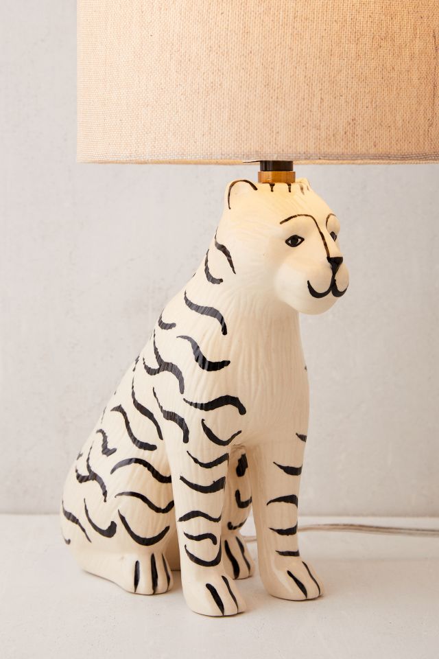 White tiger deals lamp