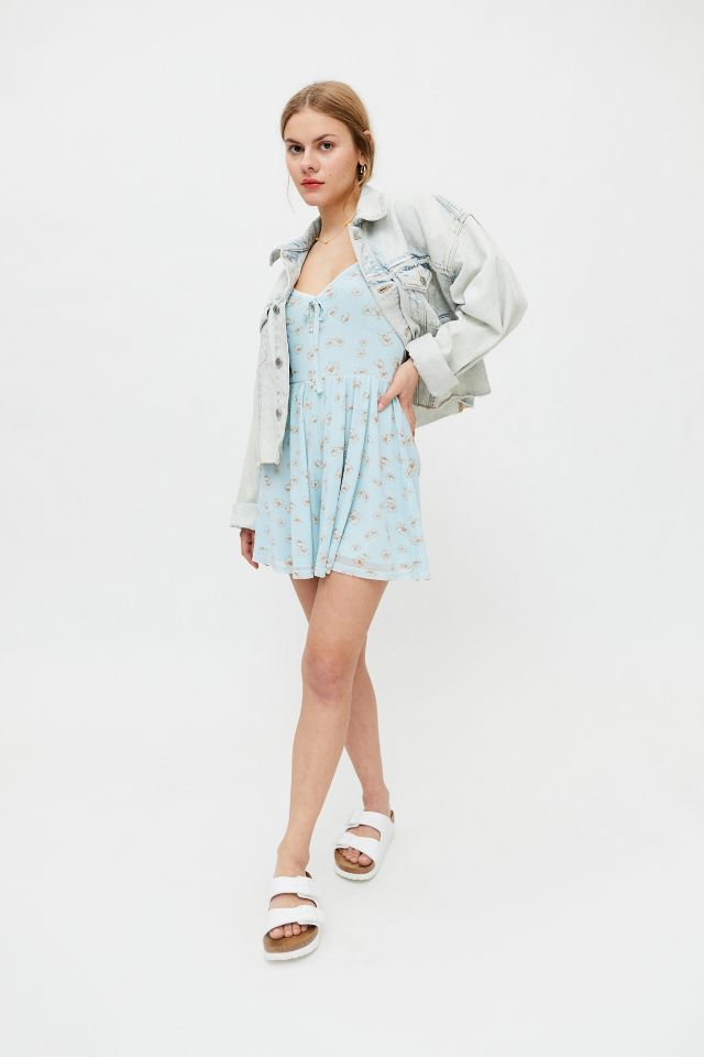 UO Riva Strappy Mesh Romper  Urban Outfitters Japan - Clothing, Music,  Home & Accessories