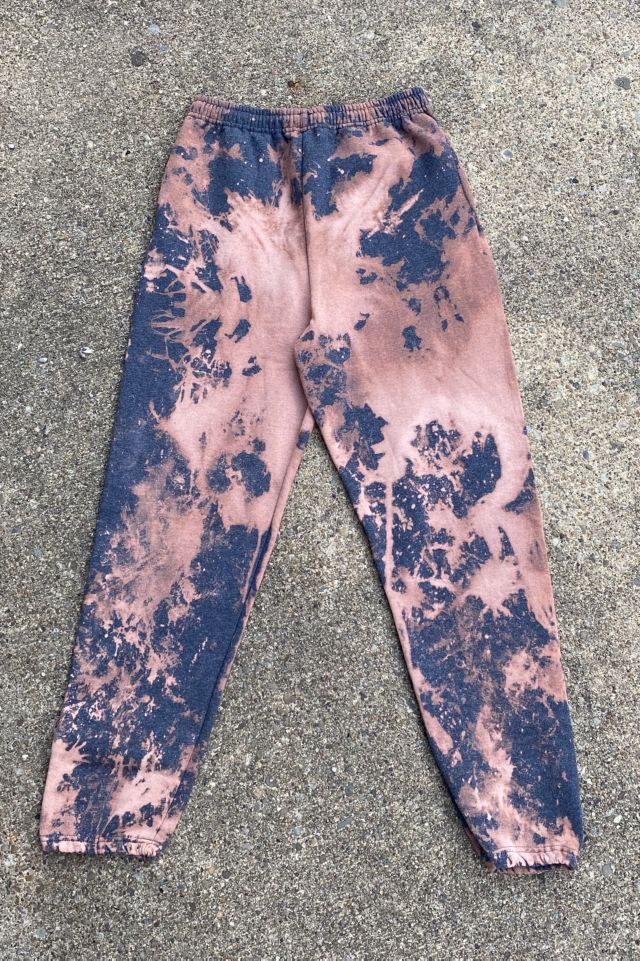 Bleach Dye Sweatpants Urban Outfitters