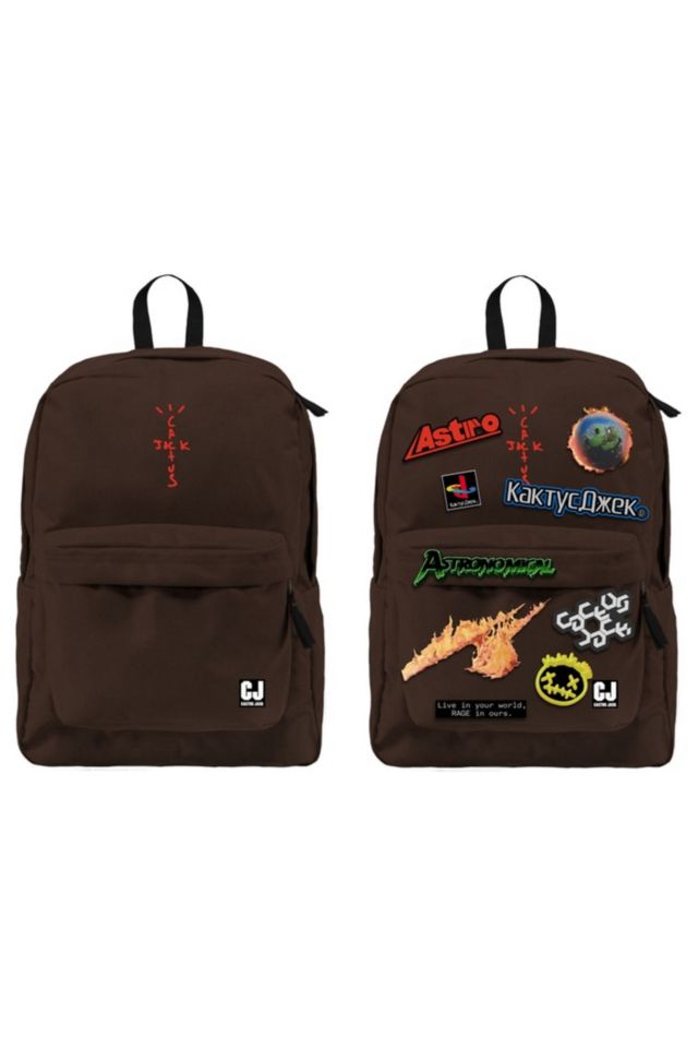 Travis Scott Cactus Jack Backpack With Patch Set Brown - SS20 - US