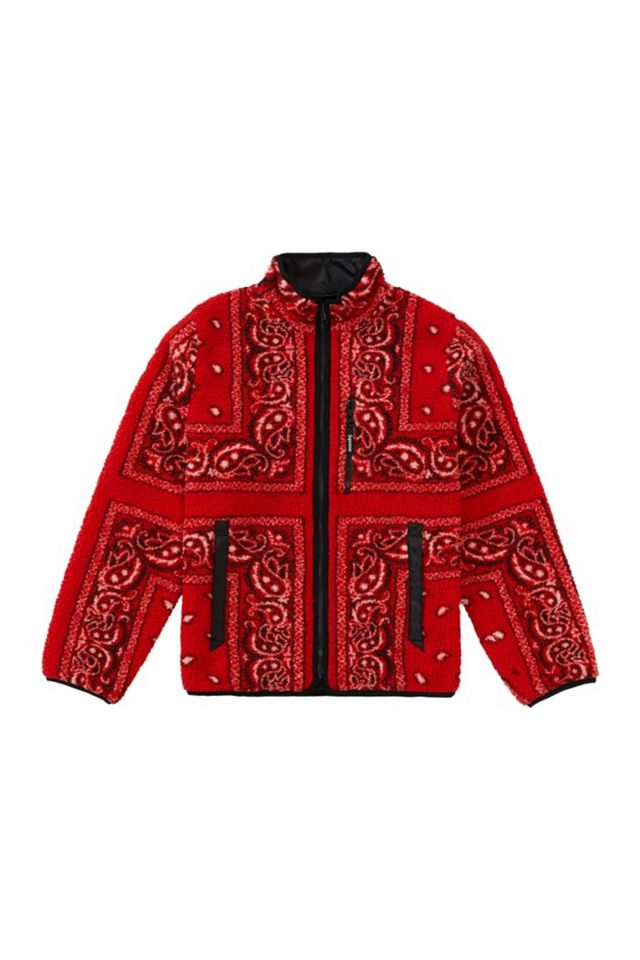 Supreme Reversible Bandana Fleece Jacket | Urban Outfitters