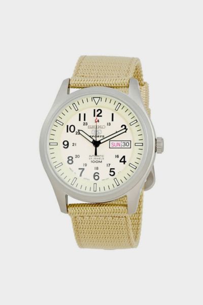 Seiko 5 beige dial clearance