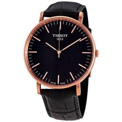 Tissot Everytime Large Black Dial Men's Watch T1096103605100