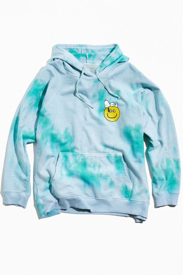 Re.Purpose UO Exclusive Peanuts Smile Eco Tie-Dye Hoodie Sweatshirt #1