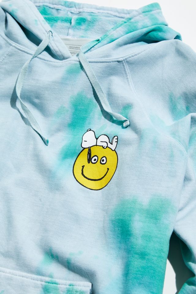 Re.Purpose UO Exclusive Peanuts Smile Eco Tie-Dye Hoodie Sweatshirt #2