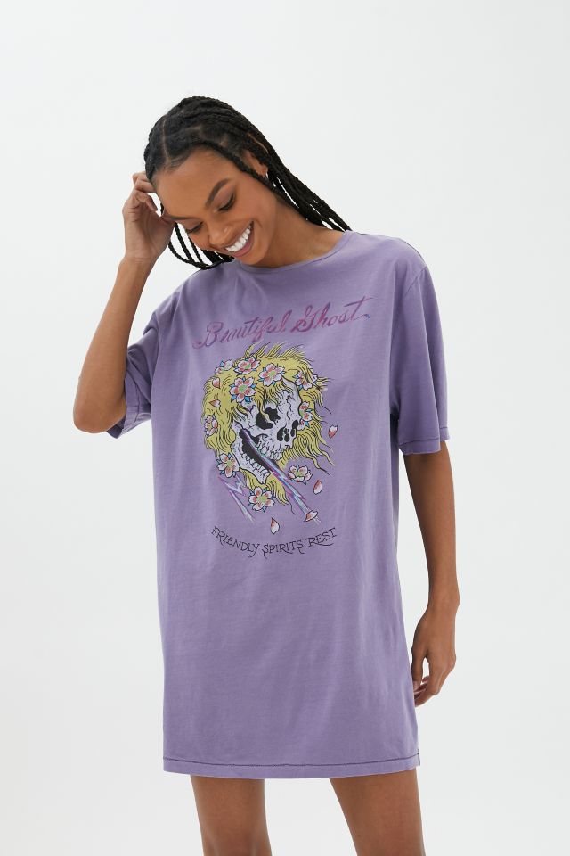 Ed Hardy Archive Skull T-Shirt Dress | Urban Outfitters