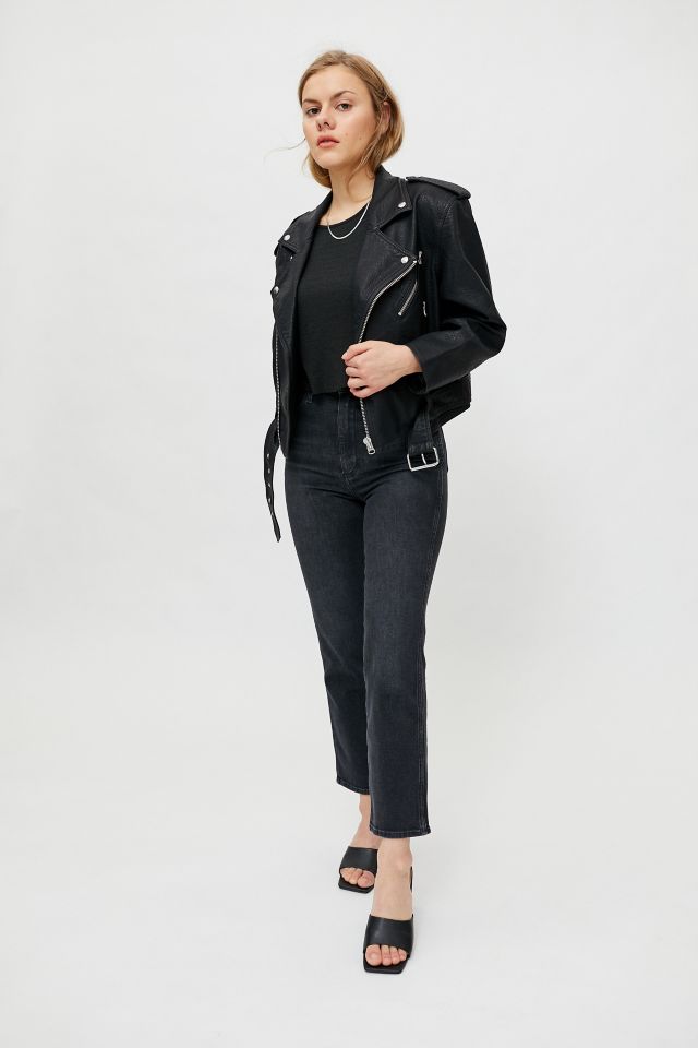Pistola Blaire ‘80s Faux Leather Moto Jacket #1