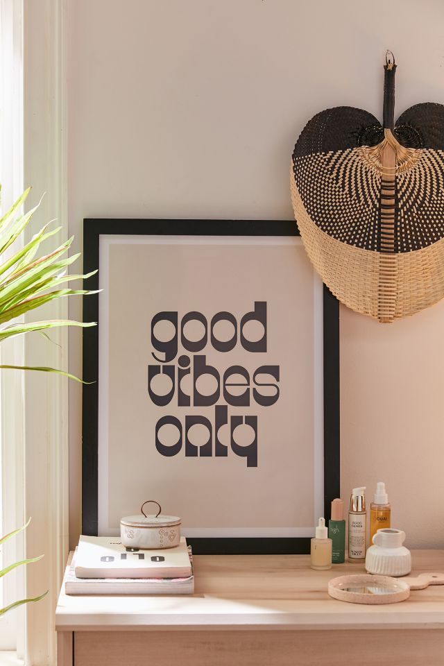 Wall Art Print, Good Vibes Only