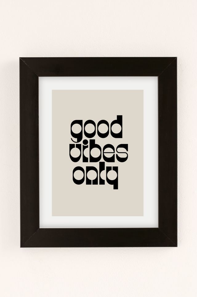 Wall Art Print, Good vibes only #2