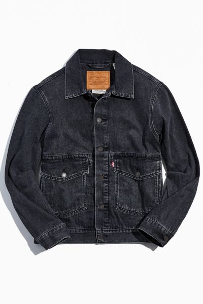 Levi s Sean At Work Denim Trucker Jacket Urban Outfitters