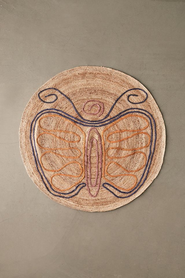 Butterfly Roping Jute Rug Urban Outfitters
