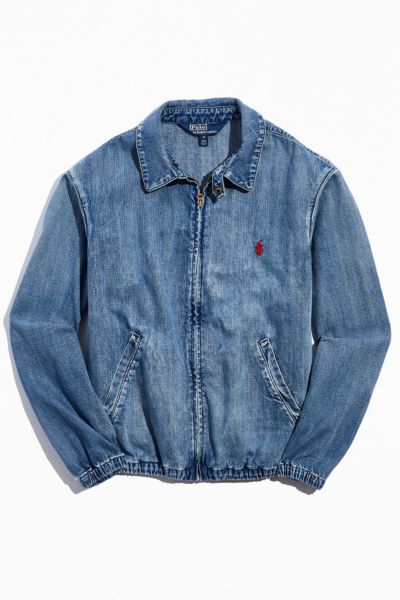 Urban Outfitters Vintage Polo Ralph Lauren Denim Jacket in Blue