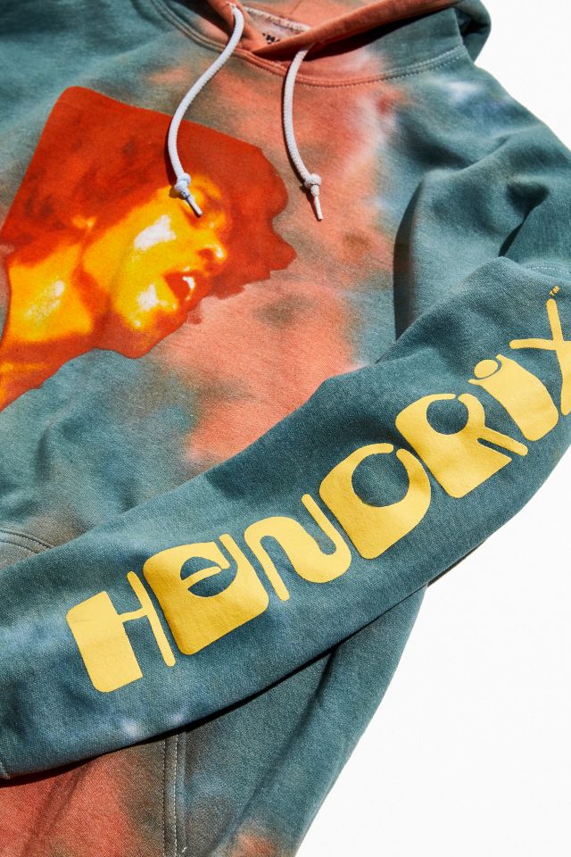 Jimi Hendrix Tie-Dye Hoodie Sweatshirt #2