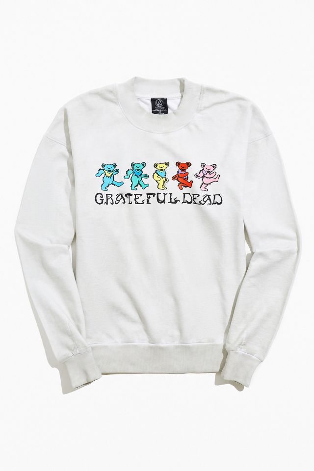 Grateful Dead Dancing Bears Mock Neck Sweatshirt Urban