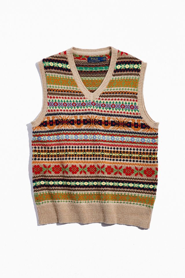 Polo Ralph Lauren Fairisle Sweater Vest | Urban Outfitters