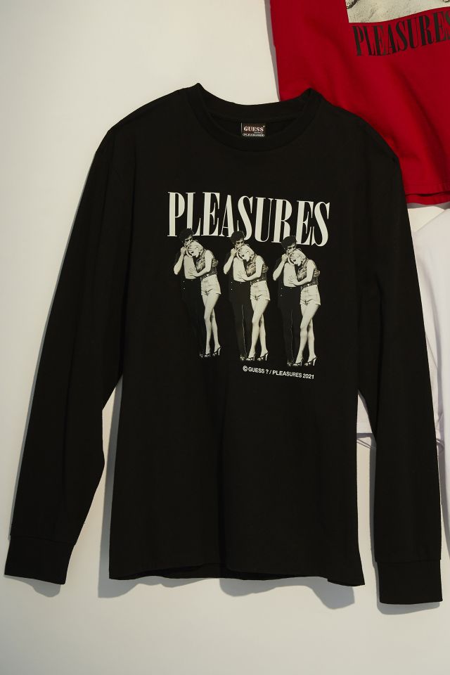 At redigere behagelig Wardian sag GUESS ORIGINALS X Pleasures Long Sleeve Tee | Urban Outfitters