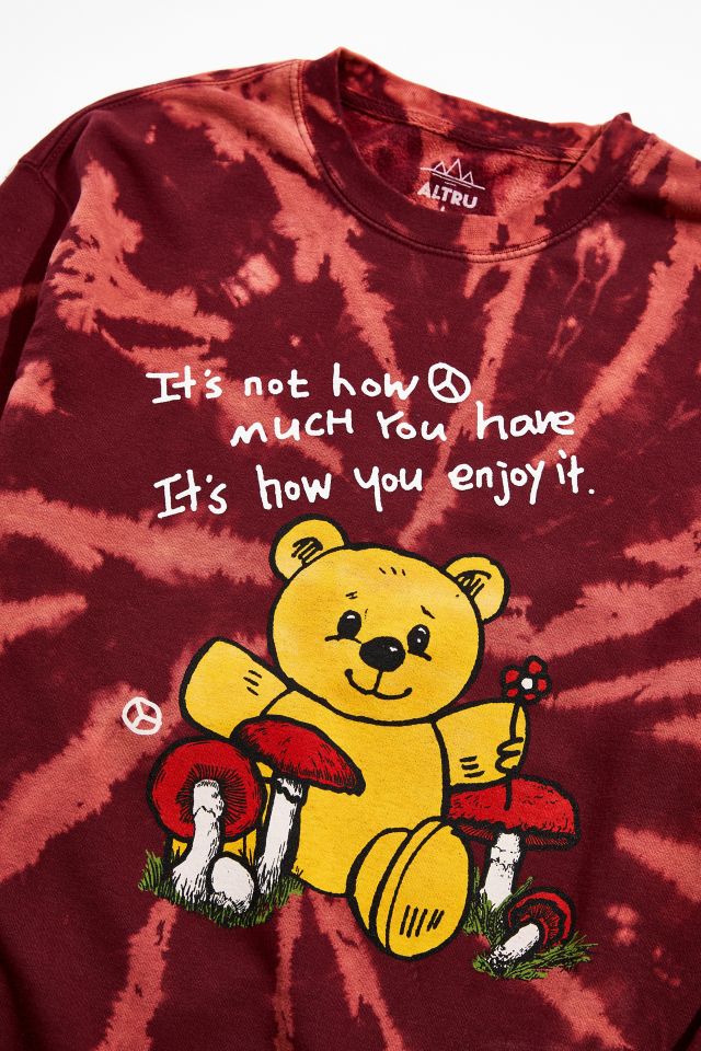 Altru Apparel Teddy Bear Tie-Dye Sweatshirt #1