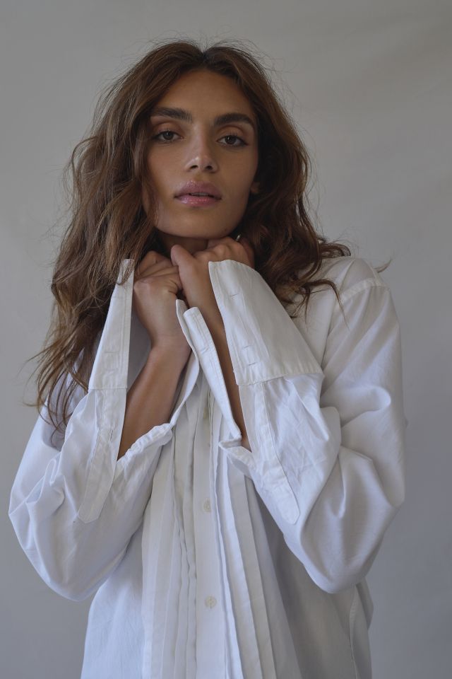 Urban Renewal Vintage Oversized Tuxedo Shirt #2