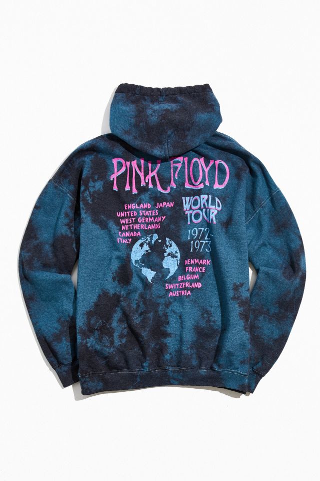 Pink floyd tie dye hoodie sale