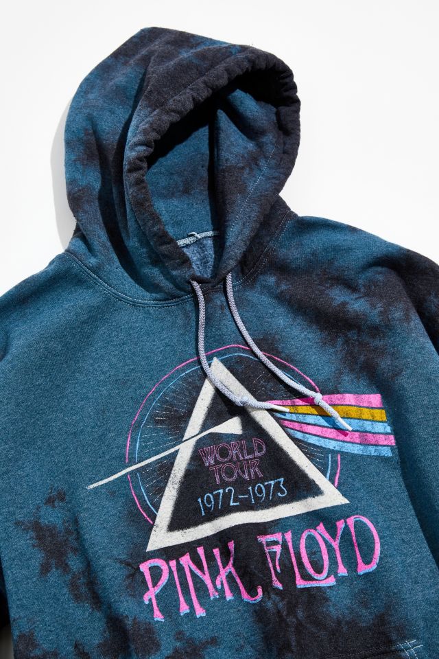 Tie dye pink floyd hoodie