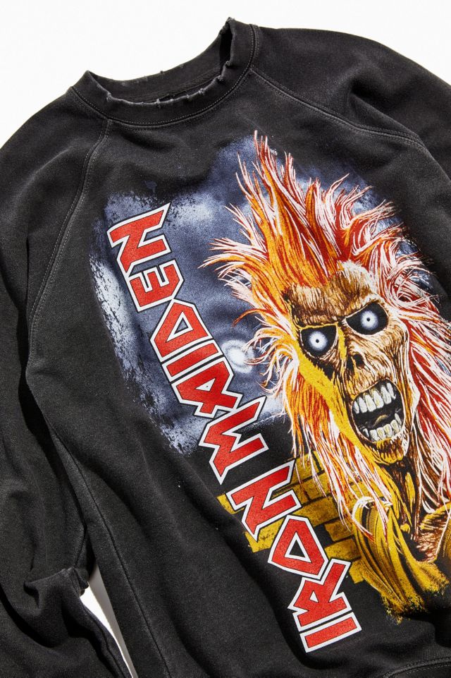 Iron Maiden Distressed Crew Neck Sweatshirt #2