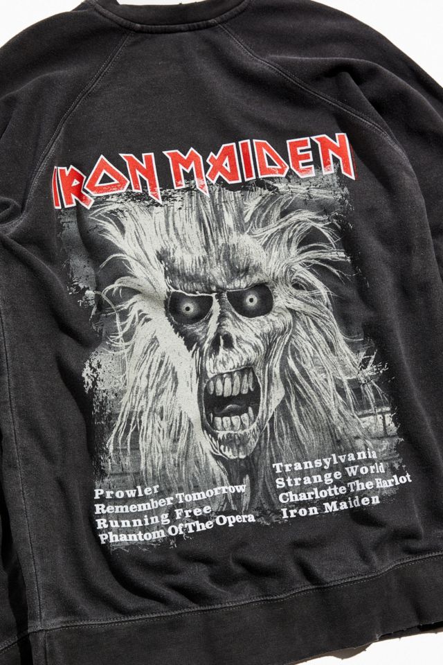 Iron Maiden Distressed Crew Neck Sweatshirt #3